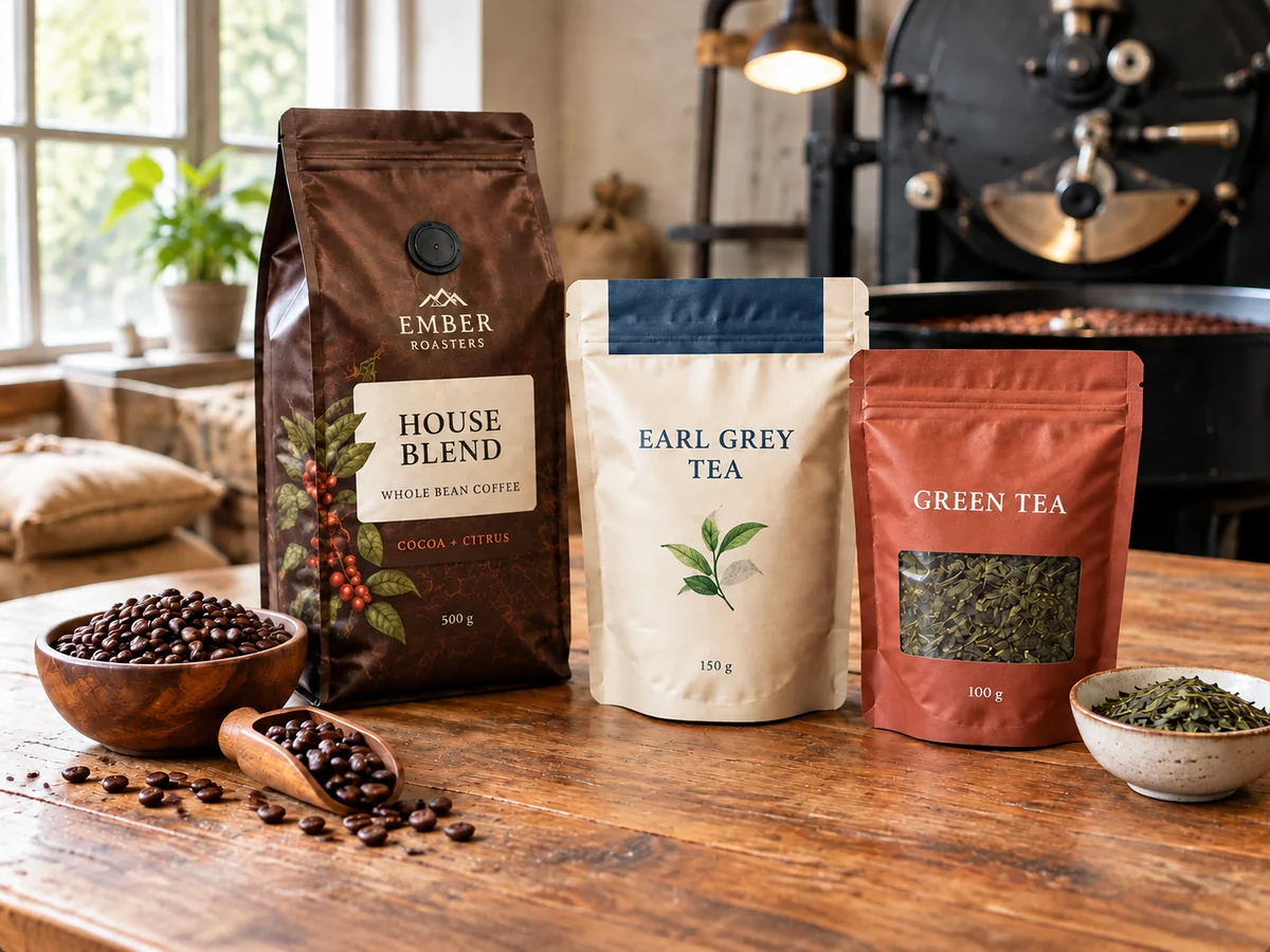 Tea and coffee pouches