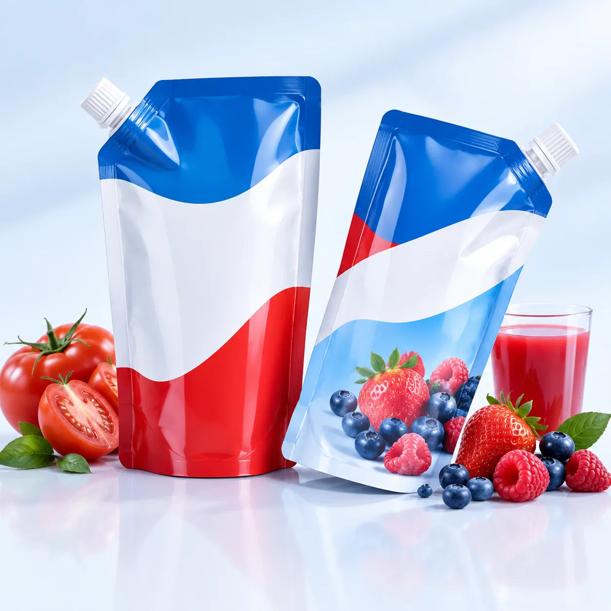 Beverage and liquid pouches