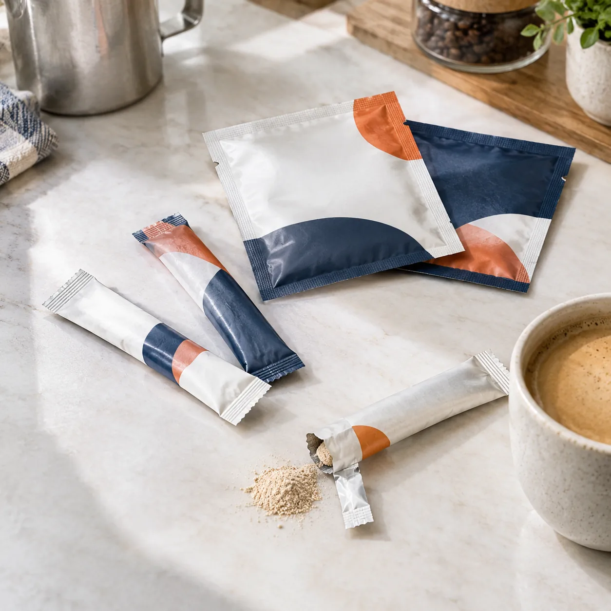 Cold-seal film for sachet and stick-pack formats